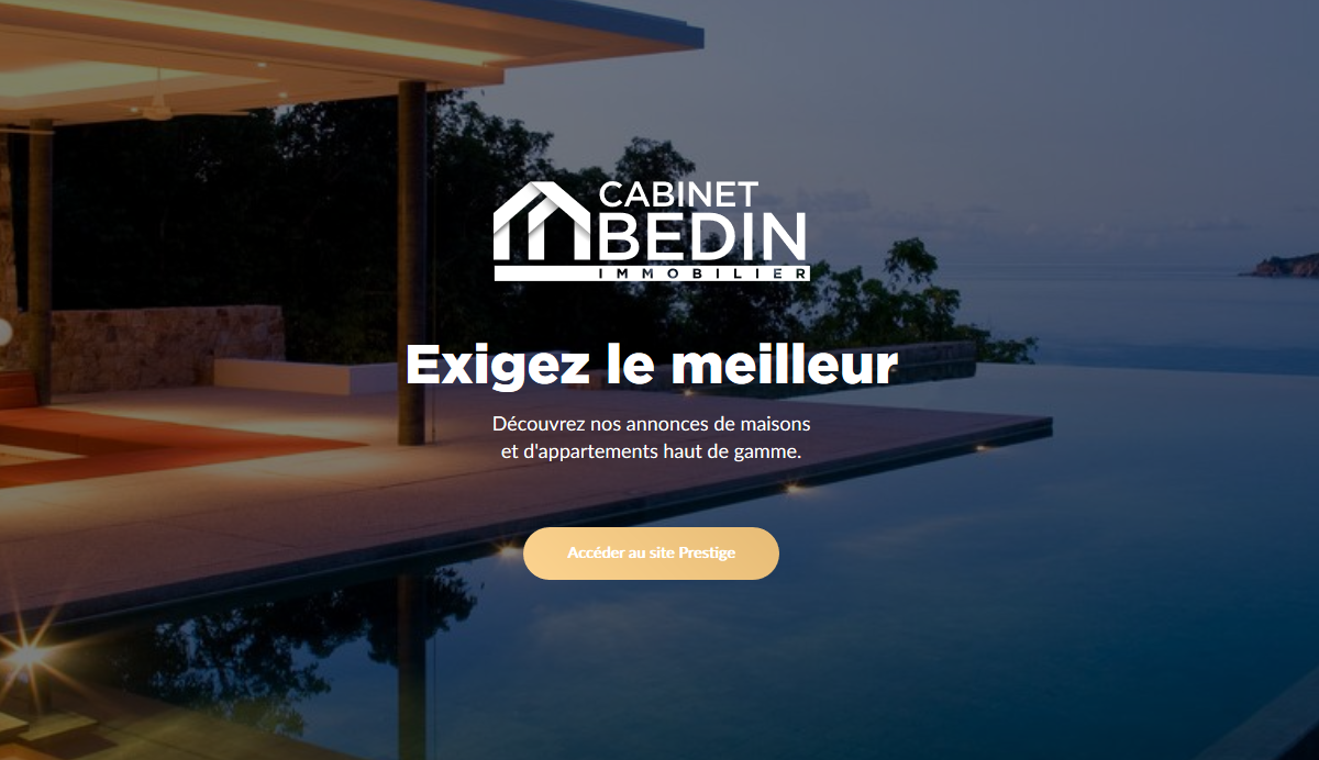 cabinet bedin immobilier prestige